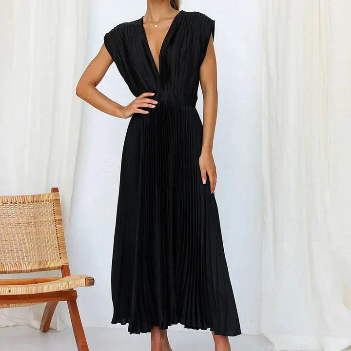 Gown | Graceful V-Neck Dress