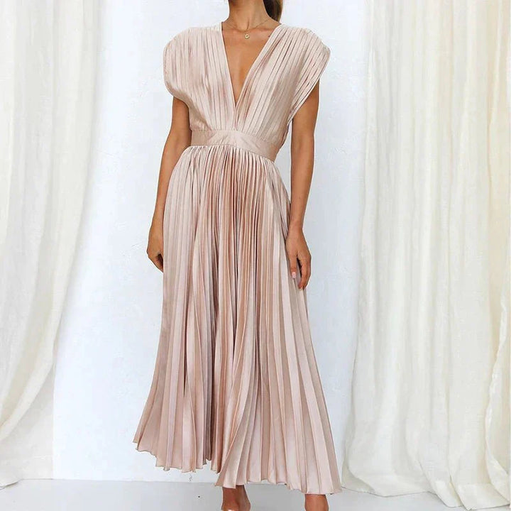 Gown | Graceful V-Neck Dress