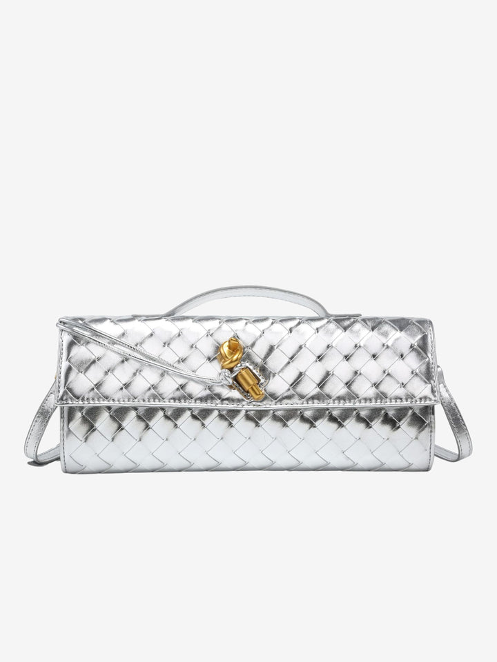 Elara - Woven Clutch Bag