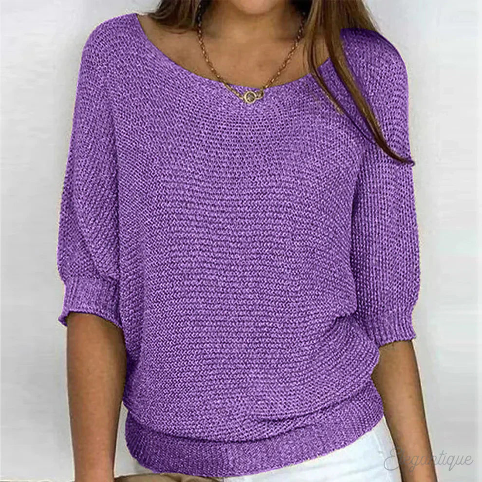 Lila™ - Relaxed Knit Top