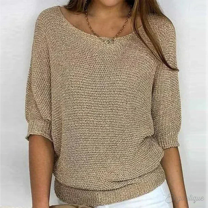 Lila™ - Relaxed Knit Top